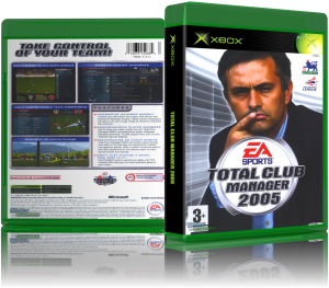 Total Club Manager 2005 (Europe)3D Boxes Back Front